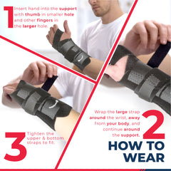 8" Universal Size Wrist Support (W28)