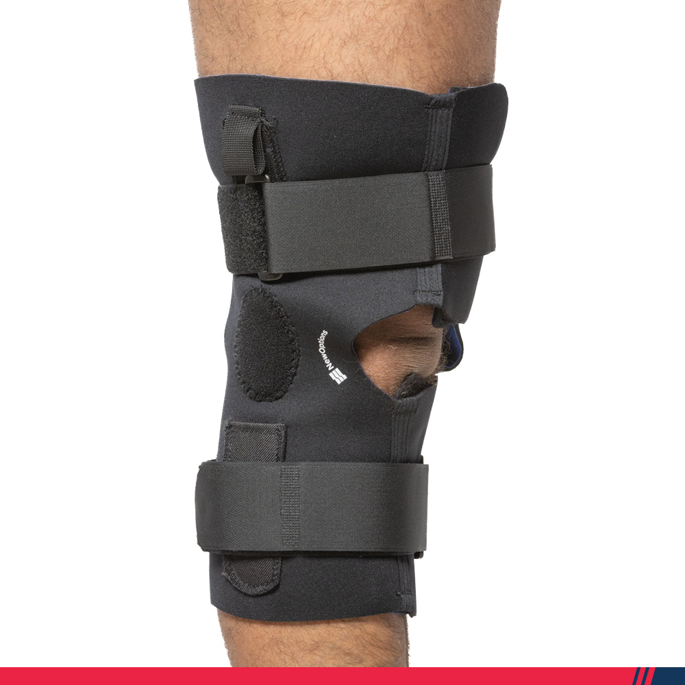 Sports Rehab Knee Brace with ROM Hinge (K42-HT) - X-Small: 12-13
