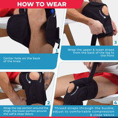 "Super-Lite" Wrap-around Knee Brace (KC64-SL)
