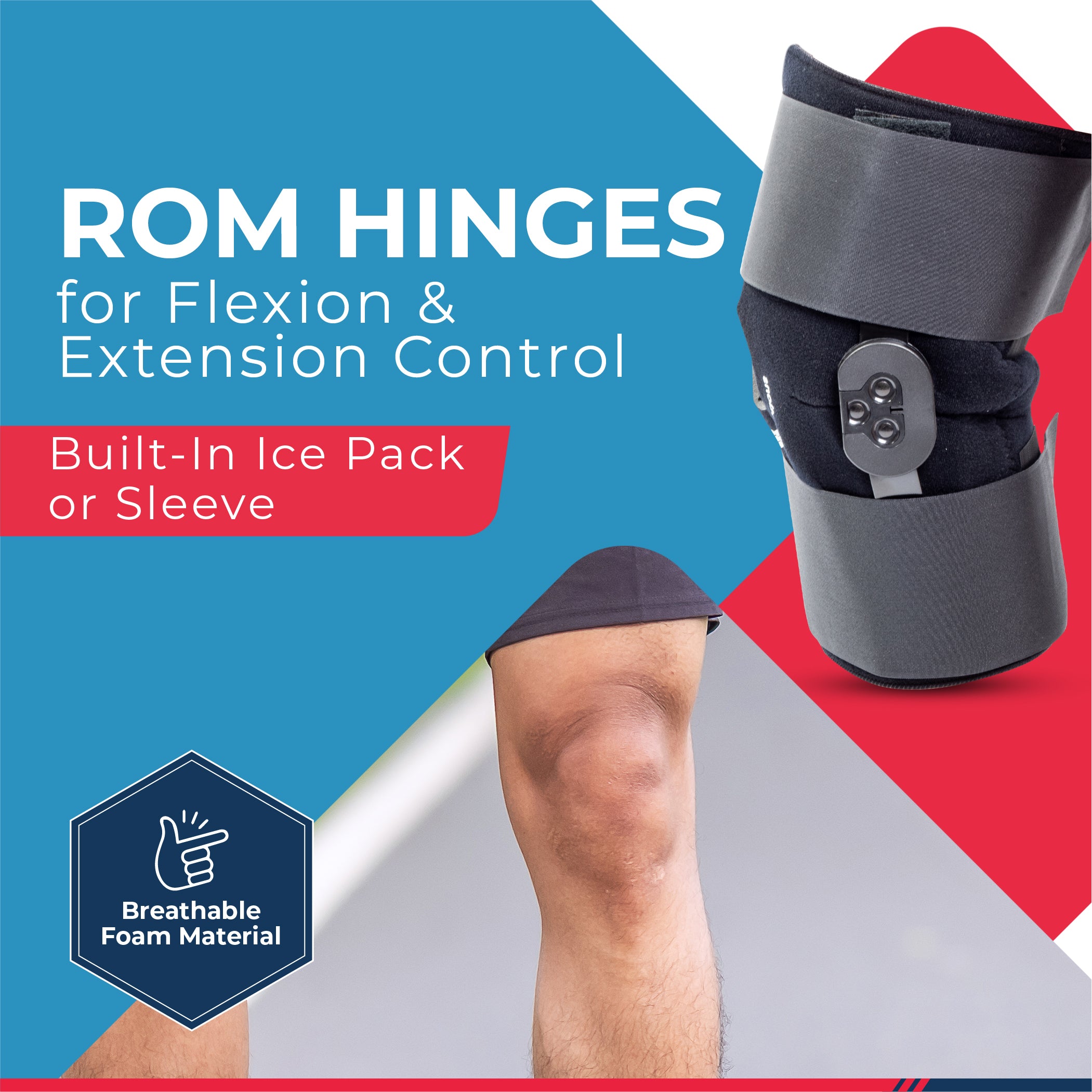 Universal Ice ROM Cold Therapy Knee Wrap (UIR-HT)