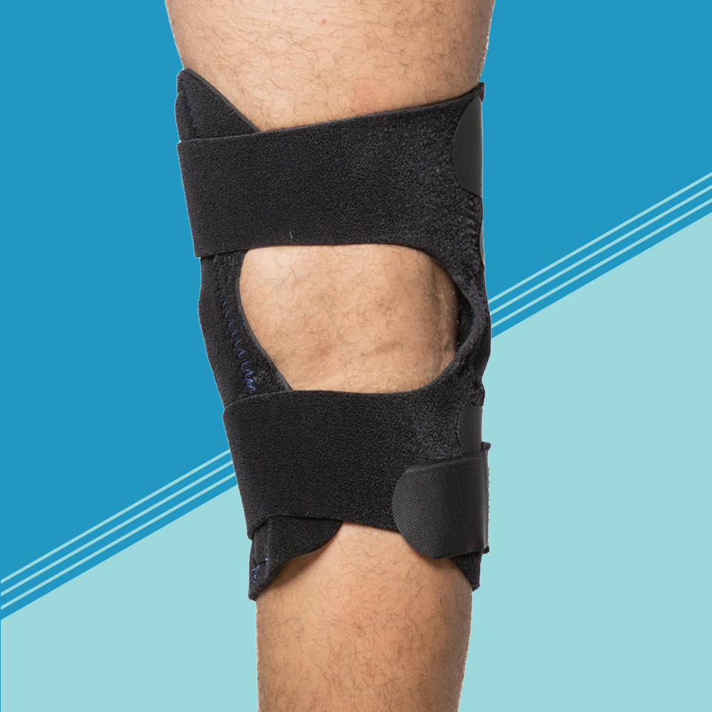 Hinged “Sharktrak” Wraparound Knee Brace (K197) – New Options Sports