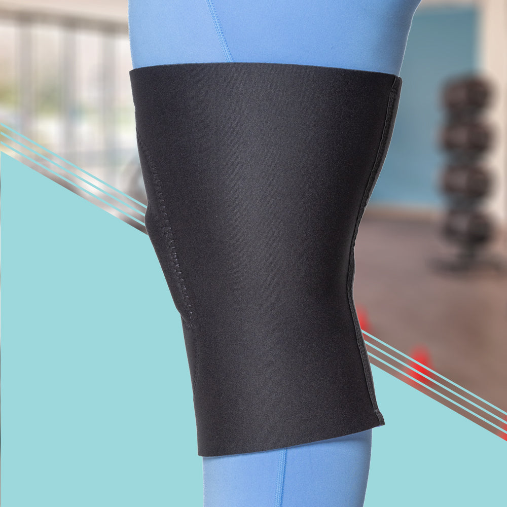 Knee Sleeve with Open Patella with Superior Tubular Buttress (K9-OST) – New  Options Sports